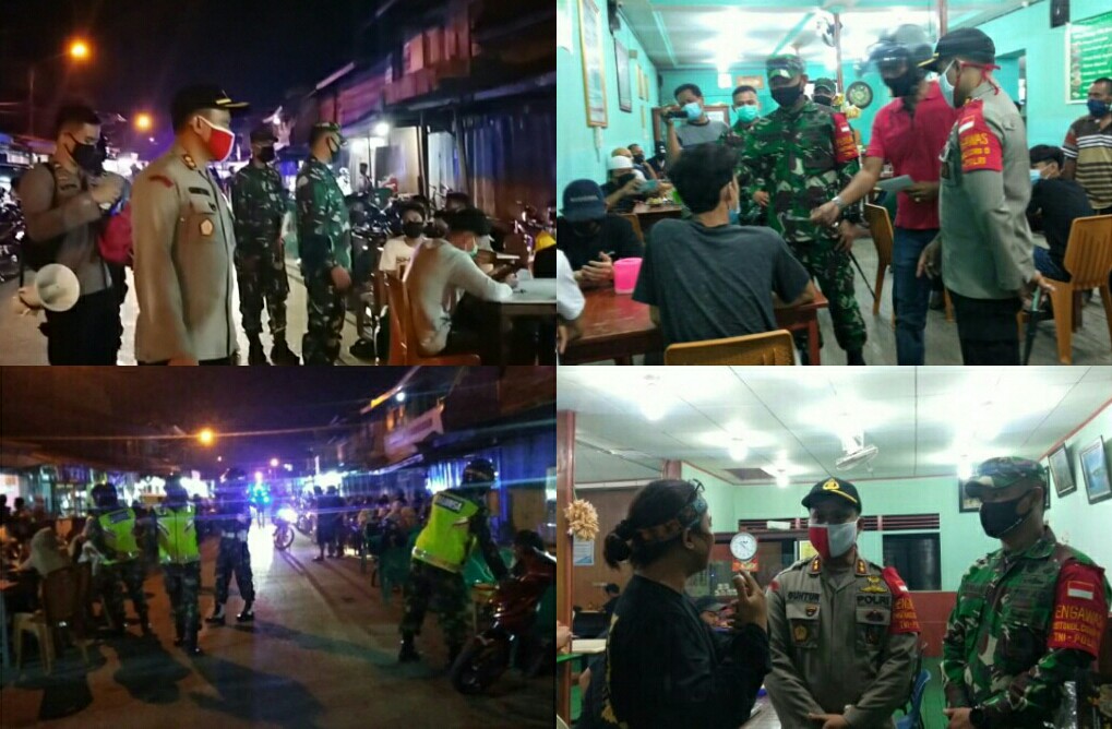 Sosialisasikan New Normal, Dandim Tanjab Bersama Kapolres Himbau Warga Tetap Patuhi Protokol Kesehatan Covid-19