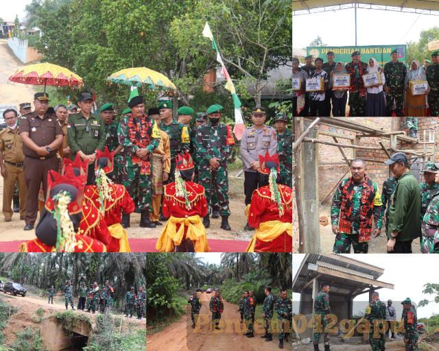 Tim Wasev Mabes TNI Kunjungi TMMD 113 Tahun 2022 Di Wilayah Kodim 0419/Tanjab