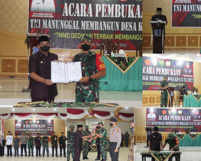 TMMD Ke – 113 Tahun 2022 Kodim 0419/Tanjab Resmi Dibuka