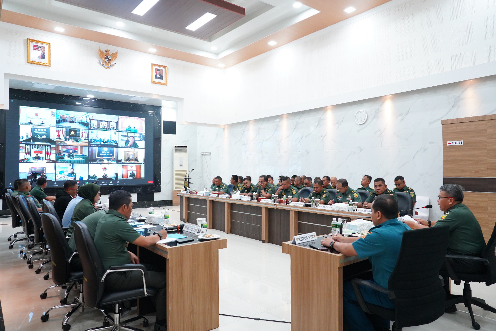 Tim Satgas Itjen Kemhan RI Lakukan Kunjungan Di Jajaran Kodam II/Swj