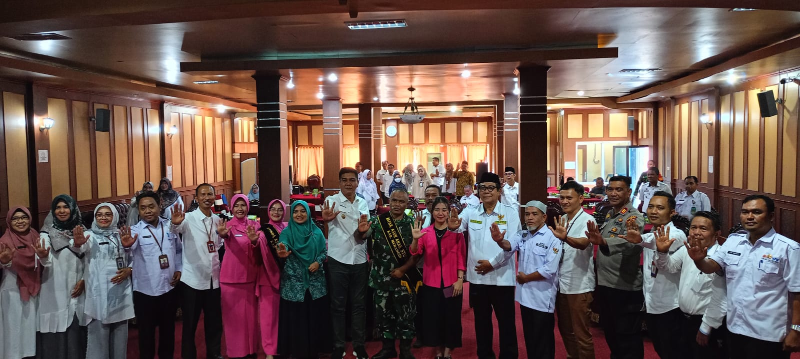 Kasdim 0420/Sarko Hadiri Rapat Koordinasi Cegah Stunting