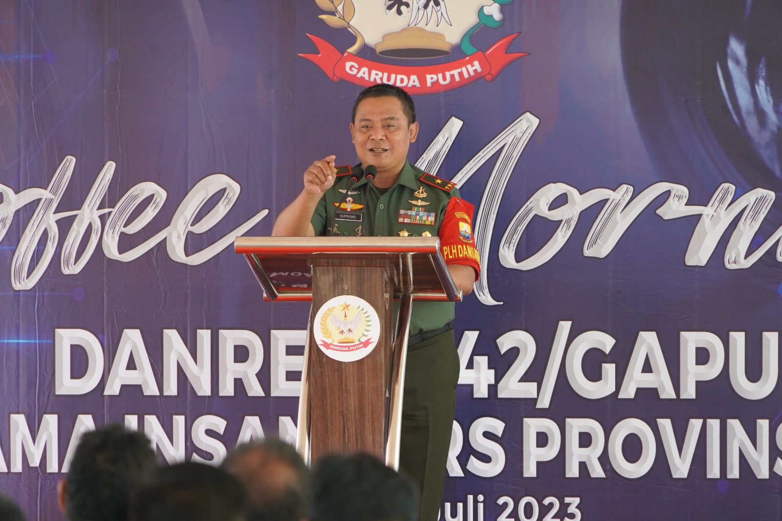 Danrem 042/Gapu Coffee Morning Bersama Insan Pers
