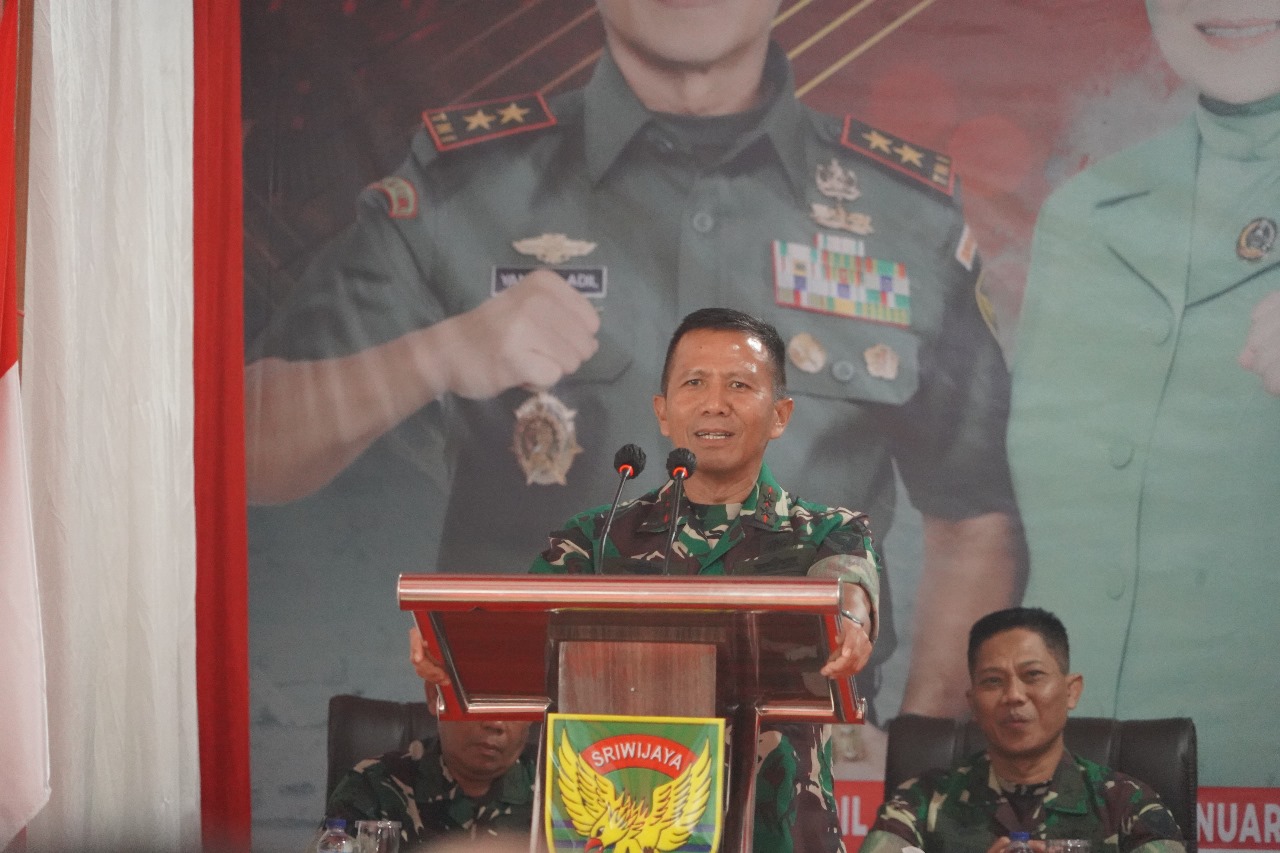 Kunjungan Kerja Pangdam II/Sriwijaya dan Rombongan di Mako Kodim 0415/Jambi