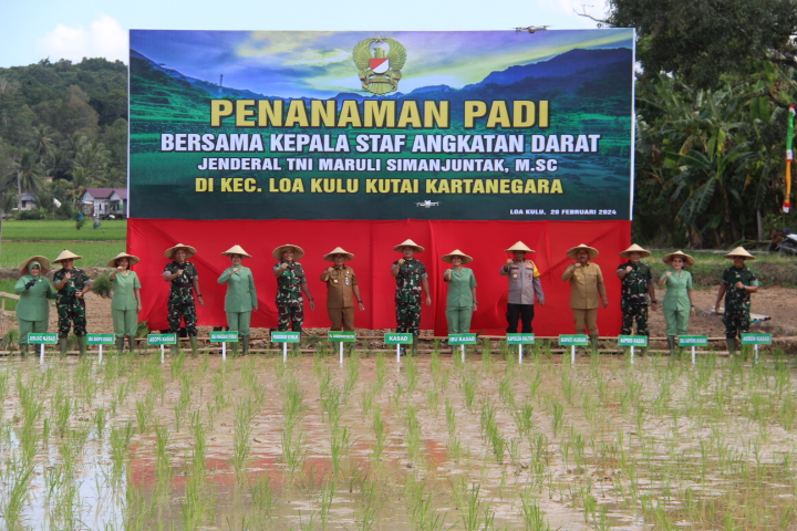 Kasad : Semoga 89 Sumber Air Bersih Ini Dapat Menyokong Sustainabilitas Kehidupan Rakyat Kaltim