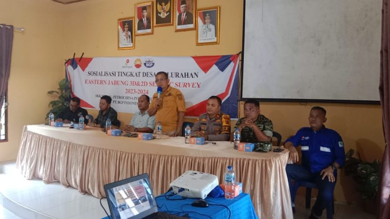 Sosialisasi Survey Seismik 3D dan 2D: Langkah Proaktif Desa Lagan Ulu dalam Pengembangan Energi