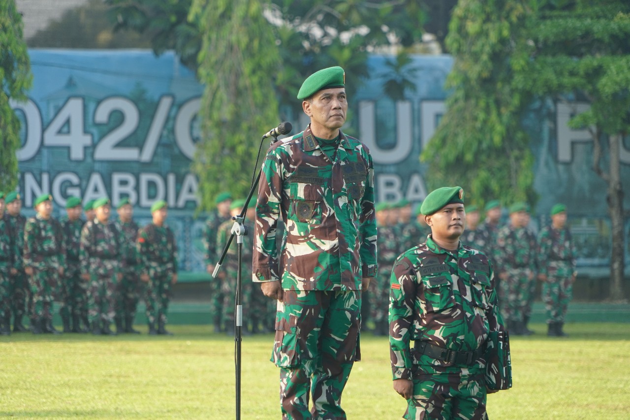 Kasipers Kasrem 042/Gapu Pimpin Upacara 17-an Bulan Mei 2024