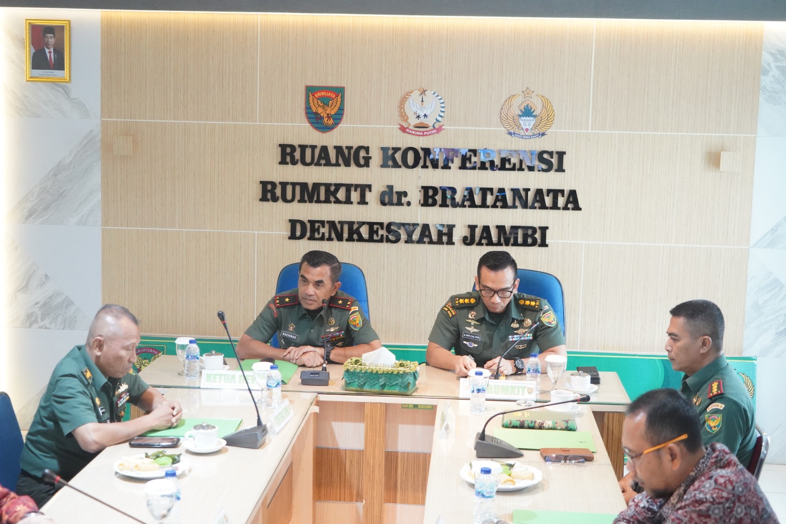 Danrem 042/Gapu Pimpin rapat dewan pengawasan Rumkit dr. Bratanata Jambi