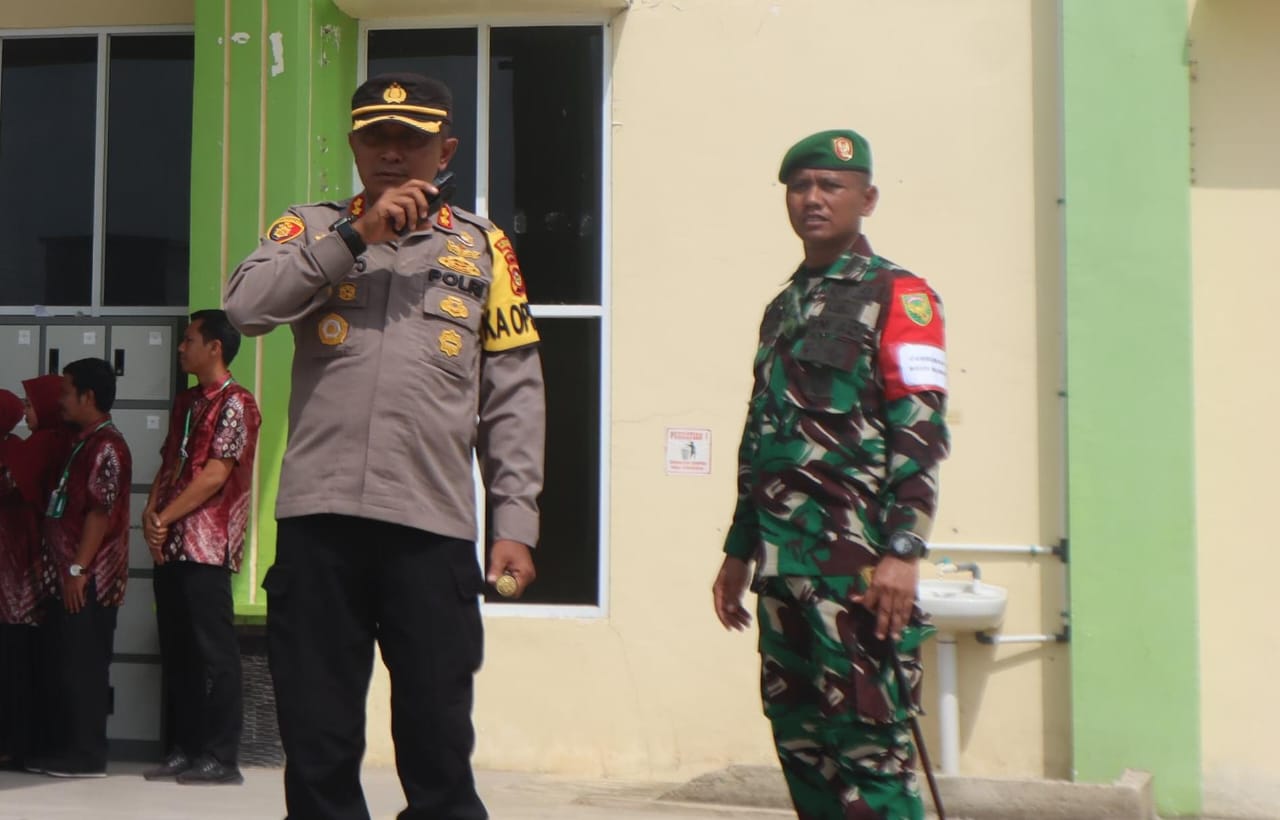 Dandim 0420/Sarko sebagai Dansub Satgas RSUD Rupit Aman Kunker Presiden RI