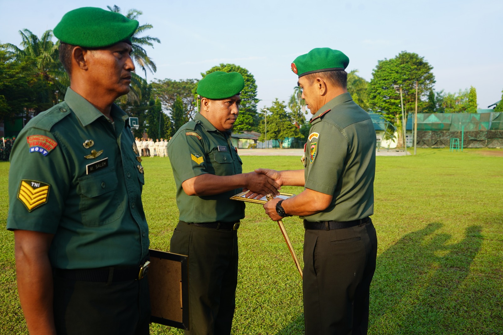 Penghargaan dan Apresiasi Brigjen TNI Rahmad kepada Prajurit Korem 042/Gapu