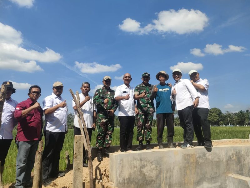 Dandim 0416/Bute Dampingi Kunjungan Tenaga Ahli Kementan RI Tinjau Lokasi Optimasi Lahan di Kabupaten Tebo