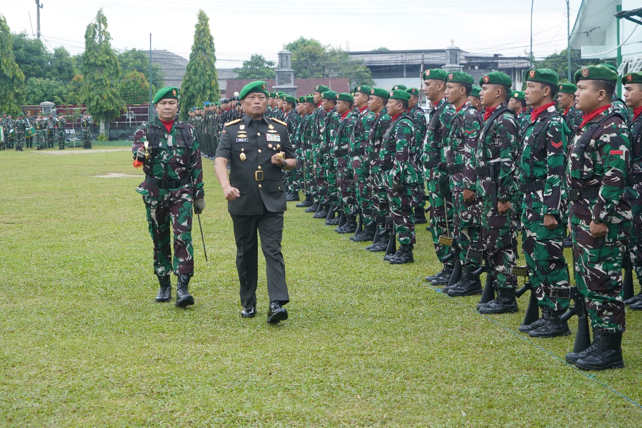 Korem 042/Gapu Gelar Upacara Hari Juang TNI AD 2024: Bukti Sinergi Bersama Rakyat
