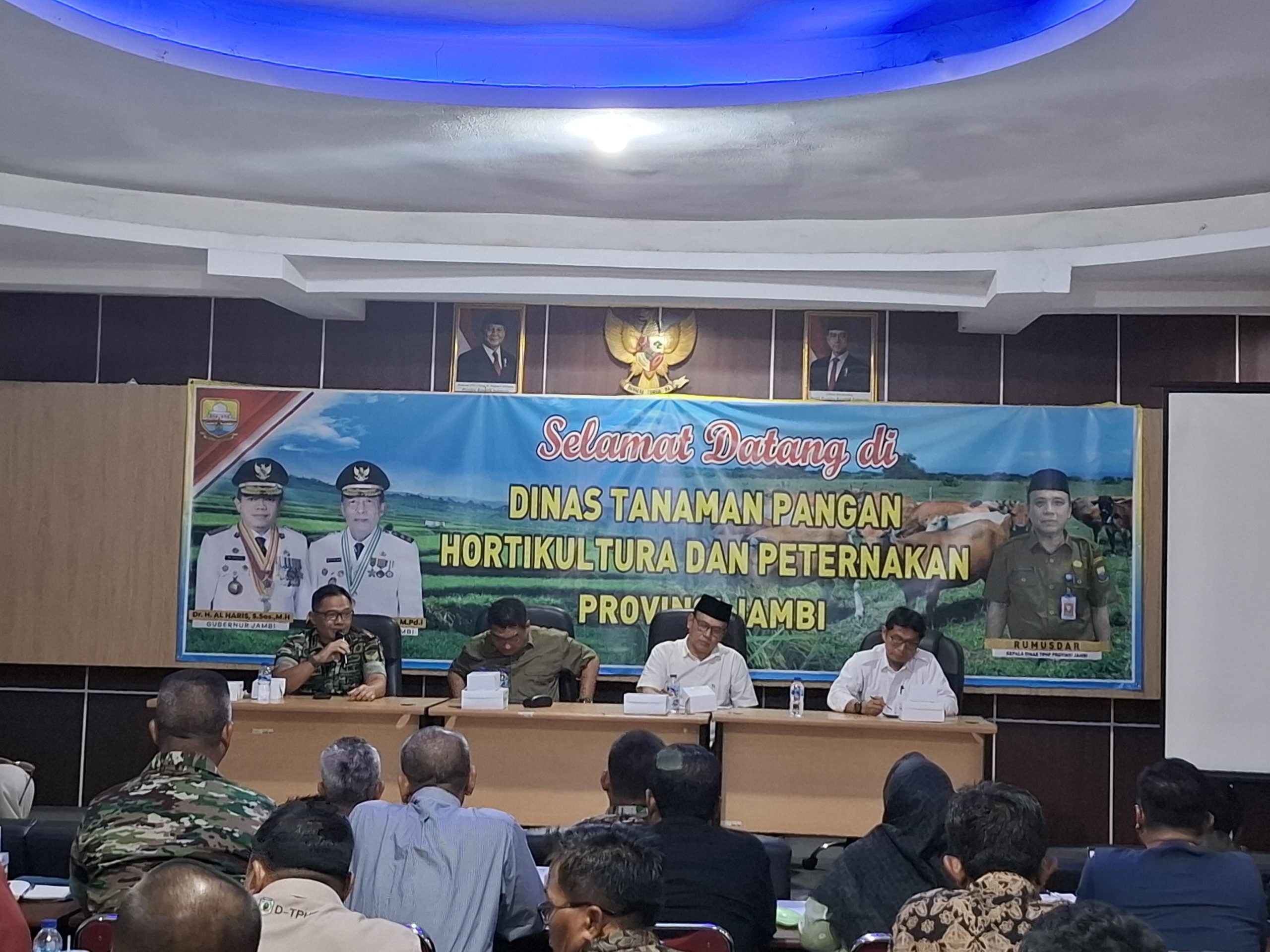 Rakor dan sinkronisasi data luas tambah tanam padi dan jagung Provinsi Jambi