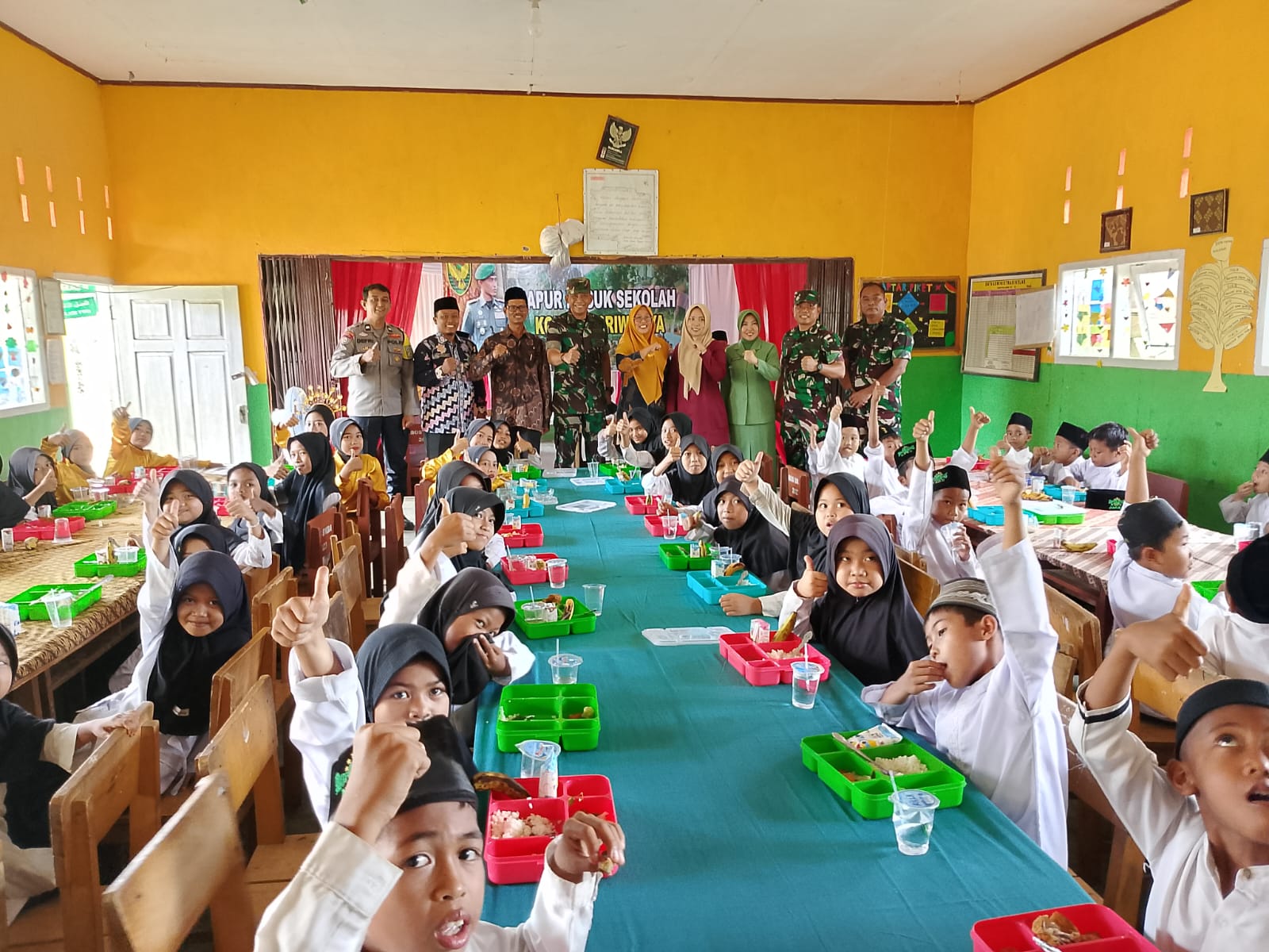 Peduli Terhadap Gizi Anak, Kodim 0416/Bute Kembali Gelar Program Dapur Masuk Sekolah
