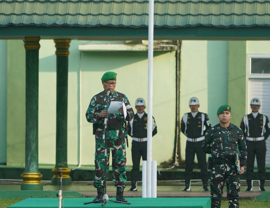 Korem 042/Gapu Gelar Upacara Peringatan Hari Kebangkitan Nasional ke-117 Tahun 2025
