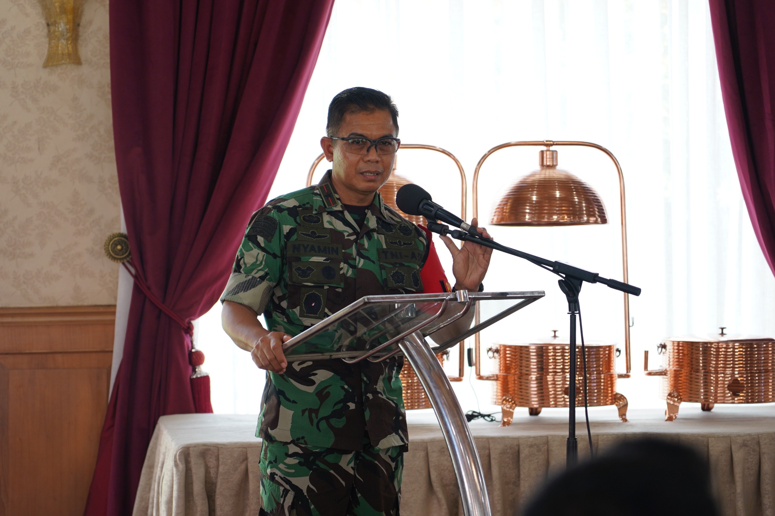 Danrem 042/Gapu Silaturahmi dengan Bupati Tanjab Timur, Perkuat Sinergi Hadapi Karhutla