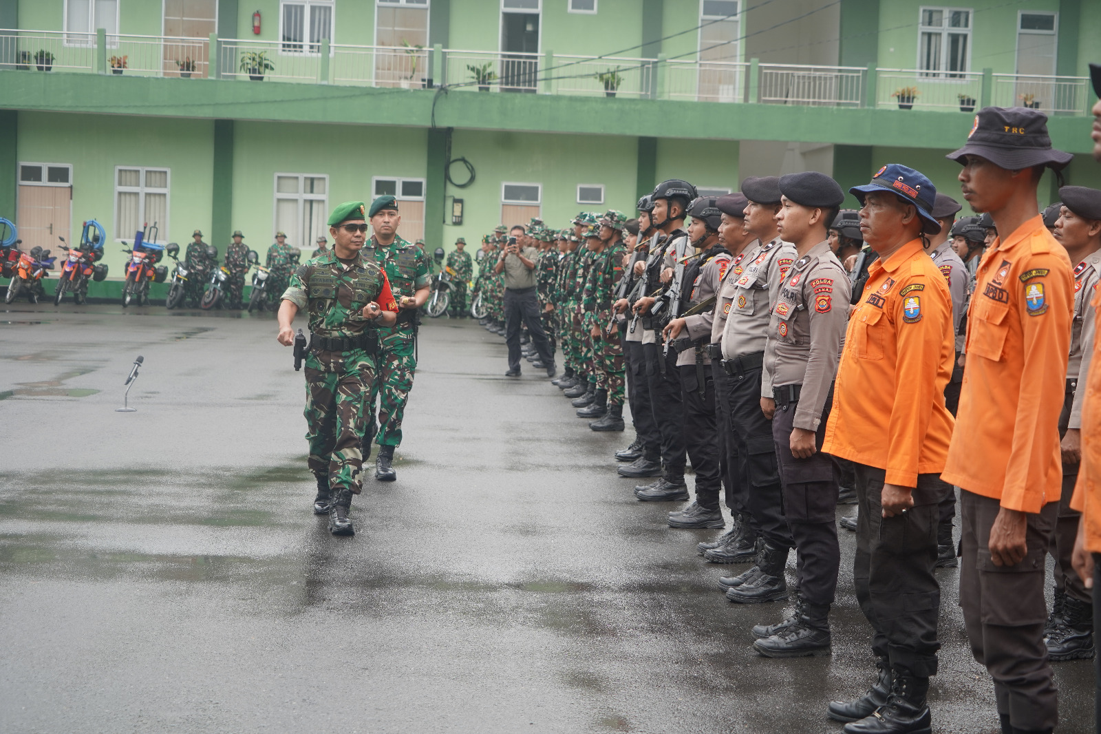 Apel Pemberangkatan Satgas Karhutla Jambi, Plh. Dansatgas Tekankan Pencegahan dan Respons Cepat